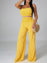 Indiebeautie Smocked Bandeau Top & Pants Set